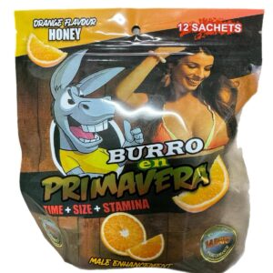 Burro en Primavera Orange Flavor 12 Sachets